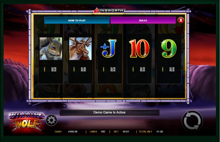 winning wolf slot machine detail image 7