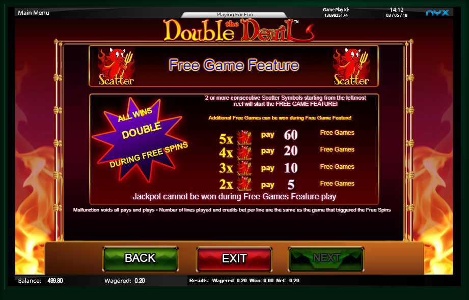 double the devil slot machine detail image 0