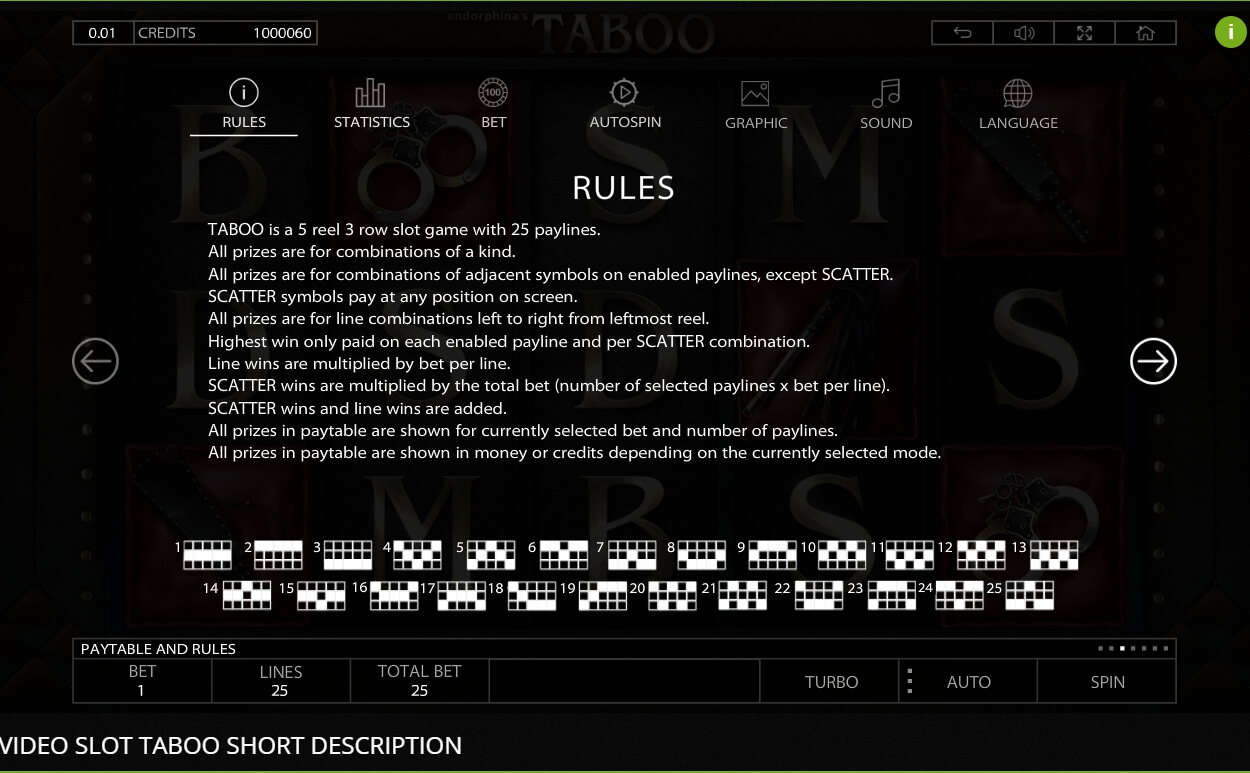 taboo slot machine detail image 4
