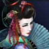 geisha in blue - geisha