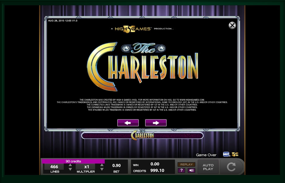 the charleston slot machine detail image 7