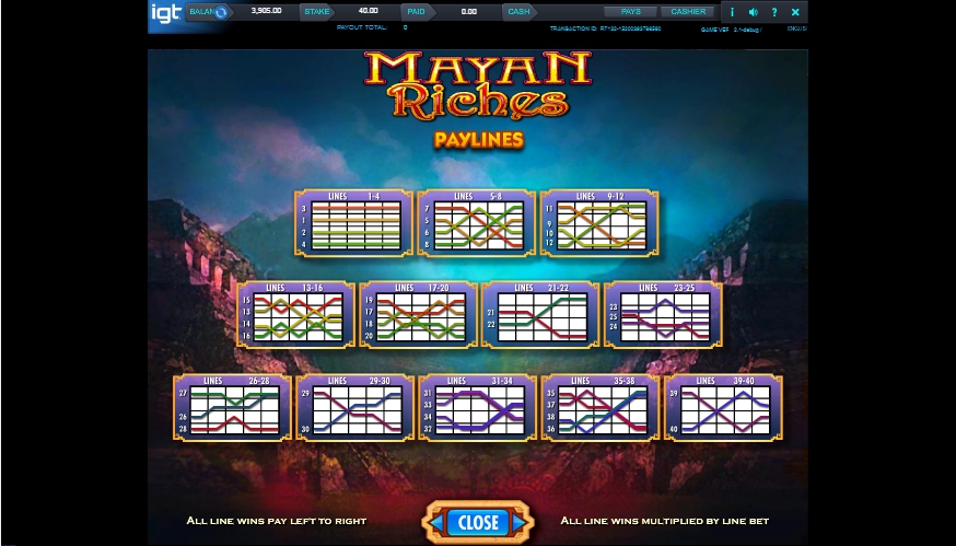 mayan riches slot machine detail image 1