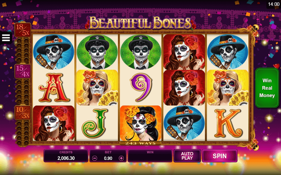Beautiful Bones slot play free