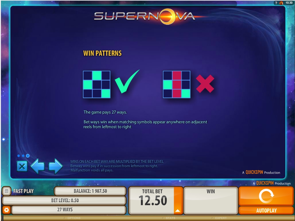 supernova slot machine detail image 0