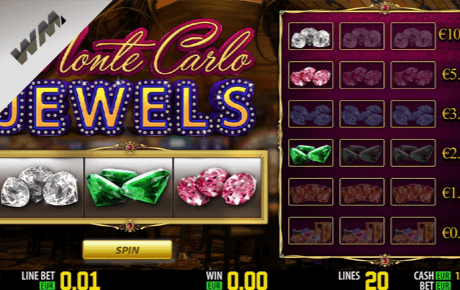 Monte Carlo Jewels slot machine