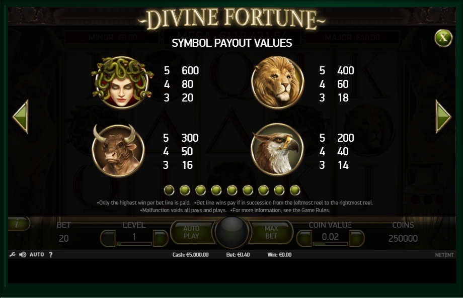 divine fortune slot machine detail image 8