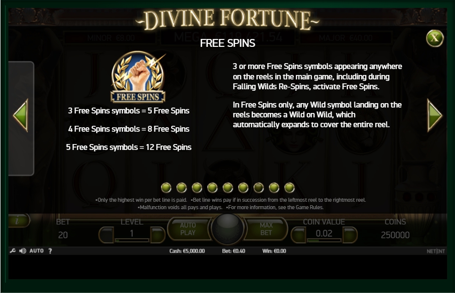 divine fortune slot machine detail image 2
