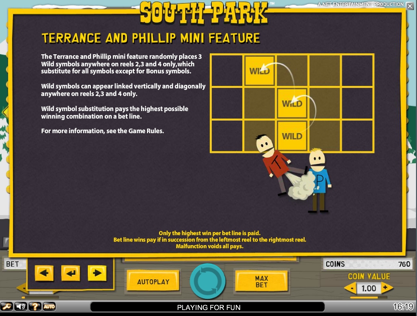 south park slot machine detail image 2