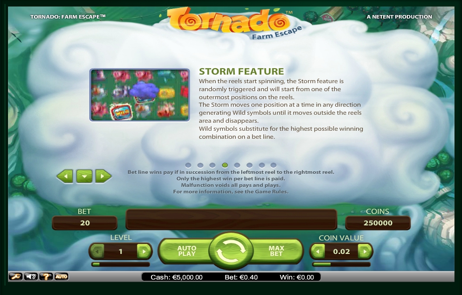 tornado: farm escape slot machine detail image 4