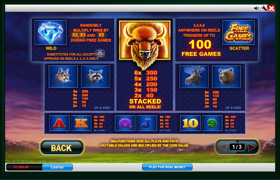 buffalo blitz slot machine detail image 2