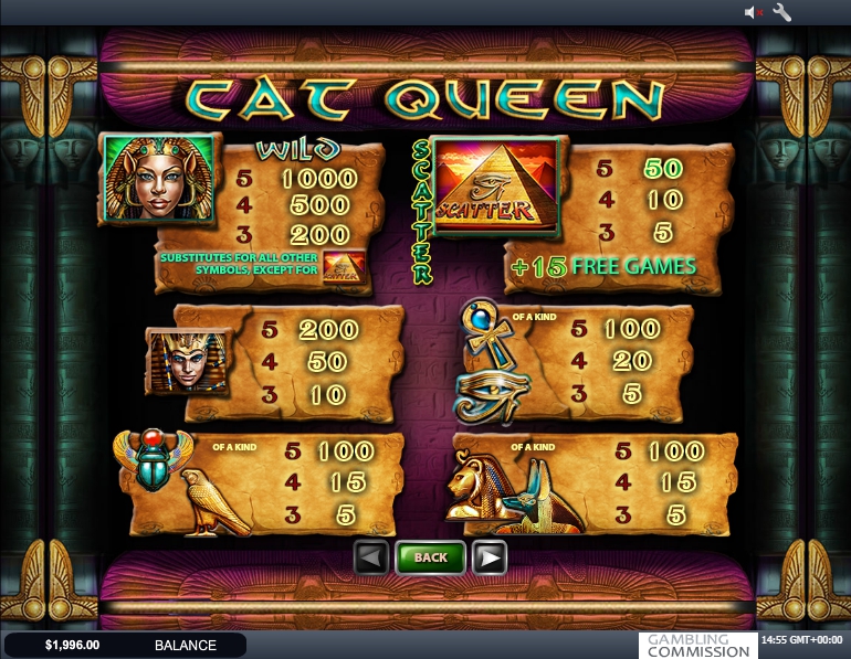 cat queen slot machine detail image 3