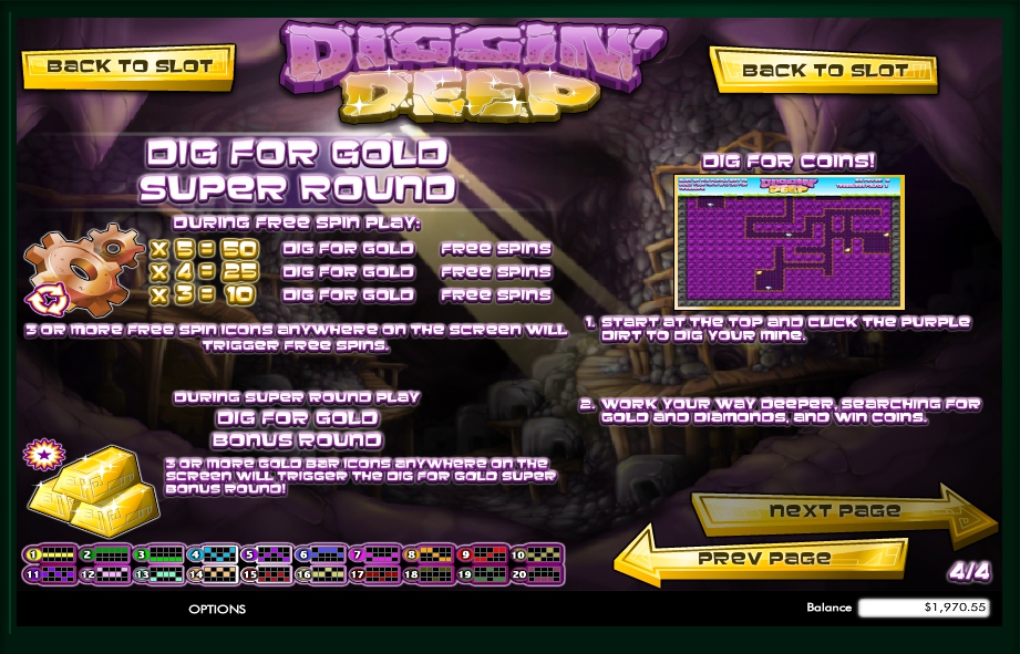 diggin deep slot machine detail image 0