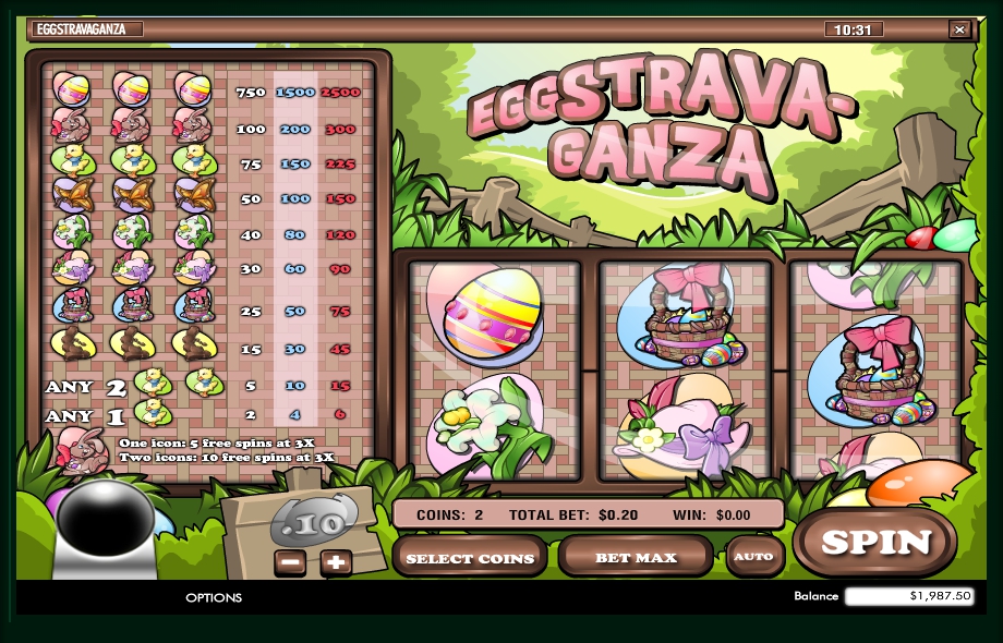 eggstravaganza slot machine detail image 0