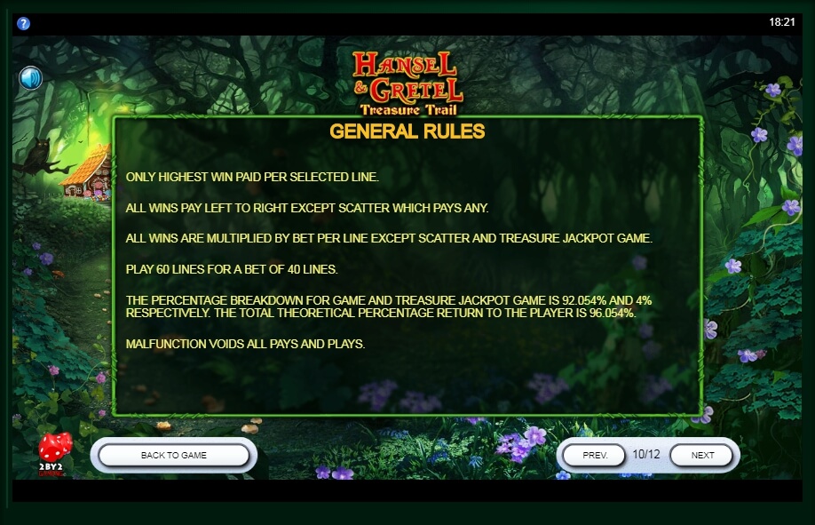 hansel and gretel treasure trail slot machine detail image 10