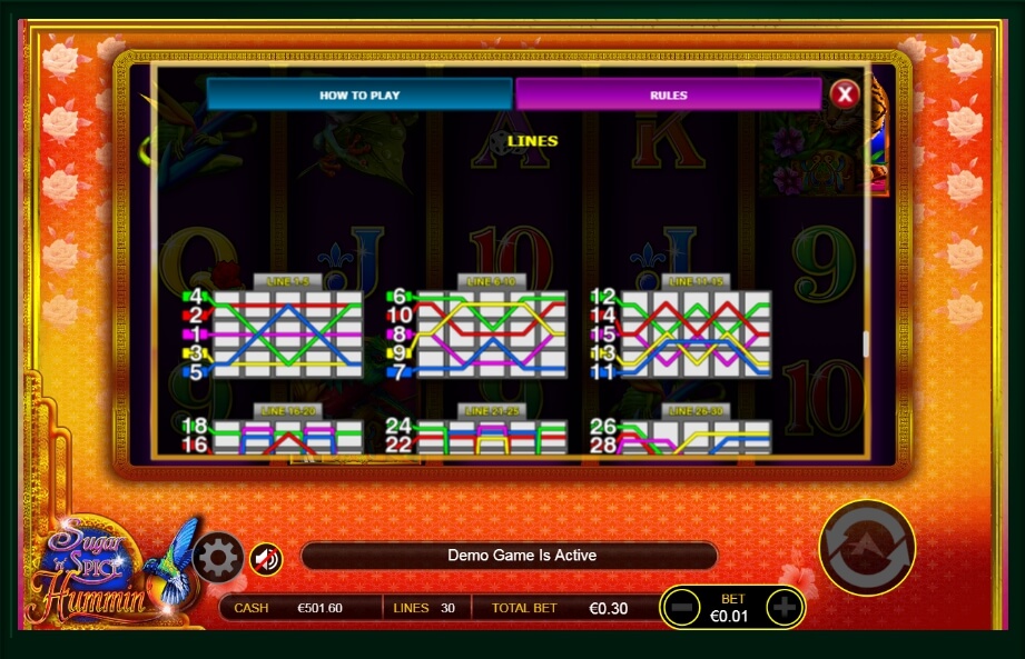 sugar n spice hummin slot machine detail image 12