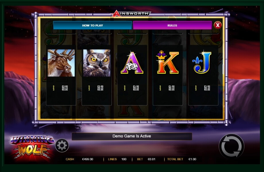 winning wolf slot machine detail image 4