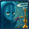 caterpillar with hookah - alice adventure