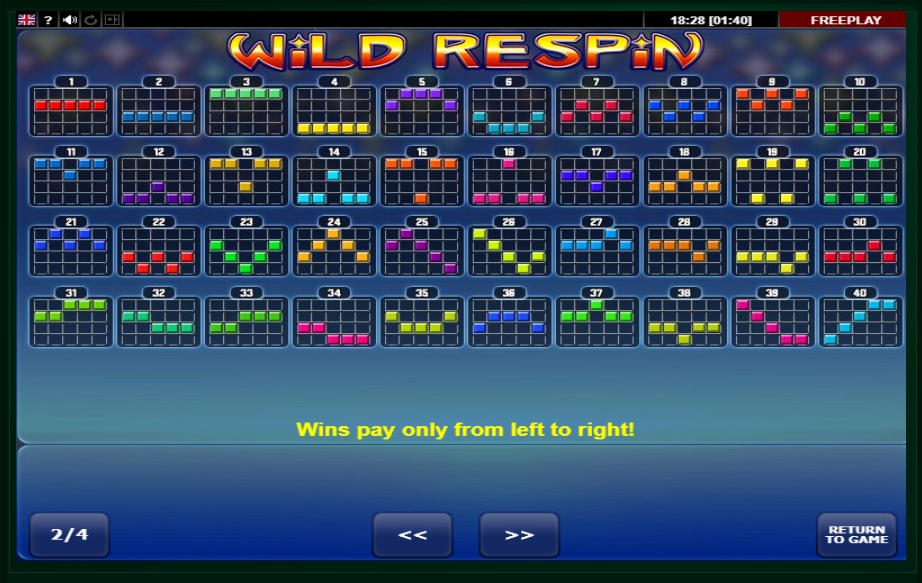 wild respin slot machine detail image 2