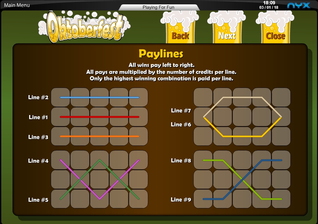 oktoberfest slot machine detail image 0