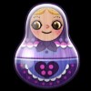 purple matryoshka - babushkas