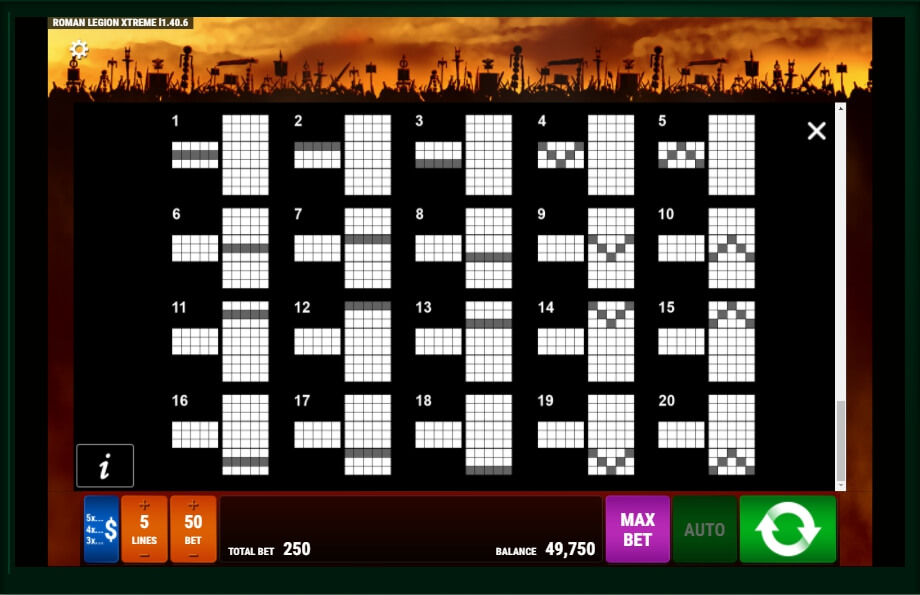 roman legion xtreme slot machine detail image 0
