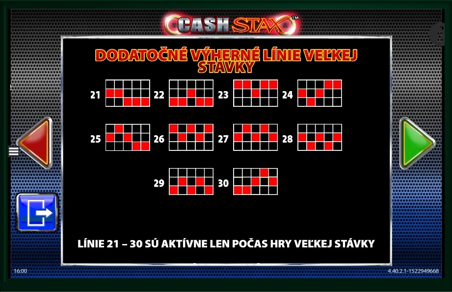 cash stax slot machine detail image 3