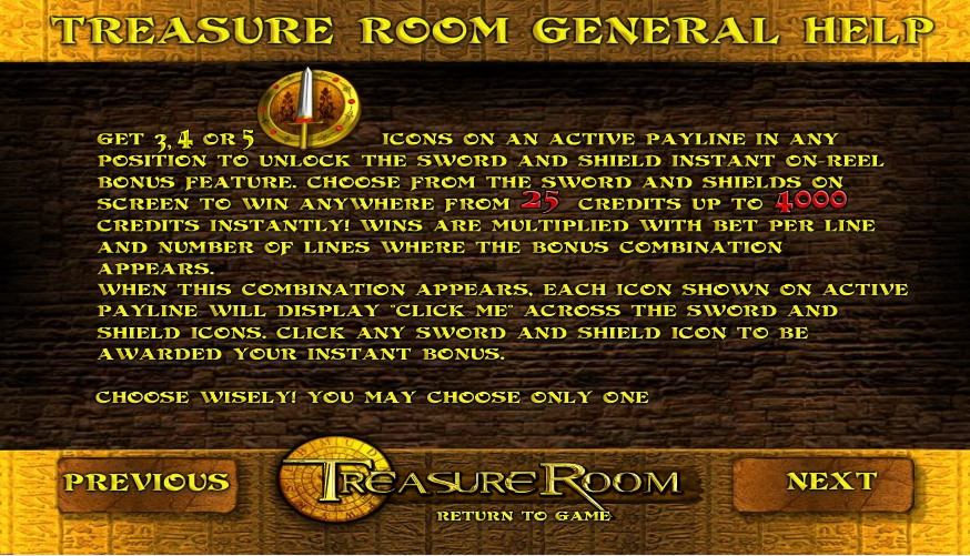 treasure room slot machine detail image 1