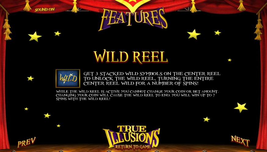 true illusions slot machine detail image 2