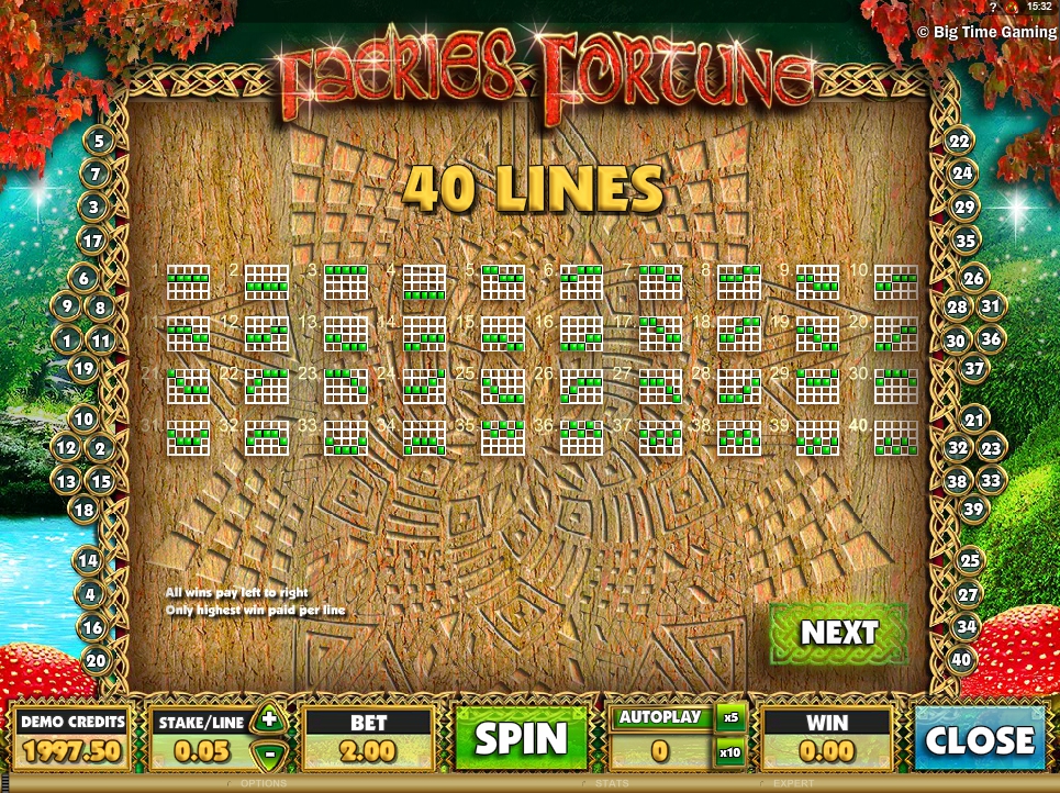 faeries fortune slot machine detail image 0