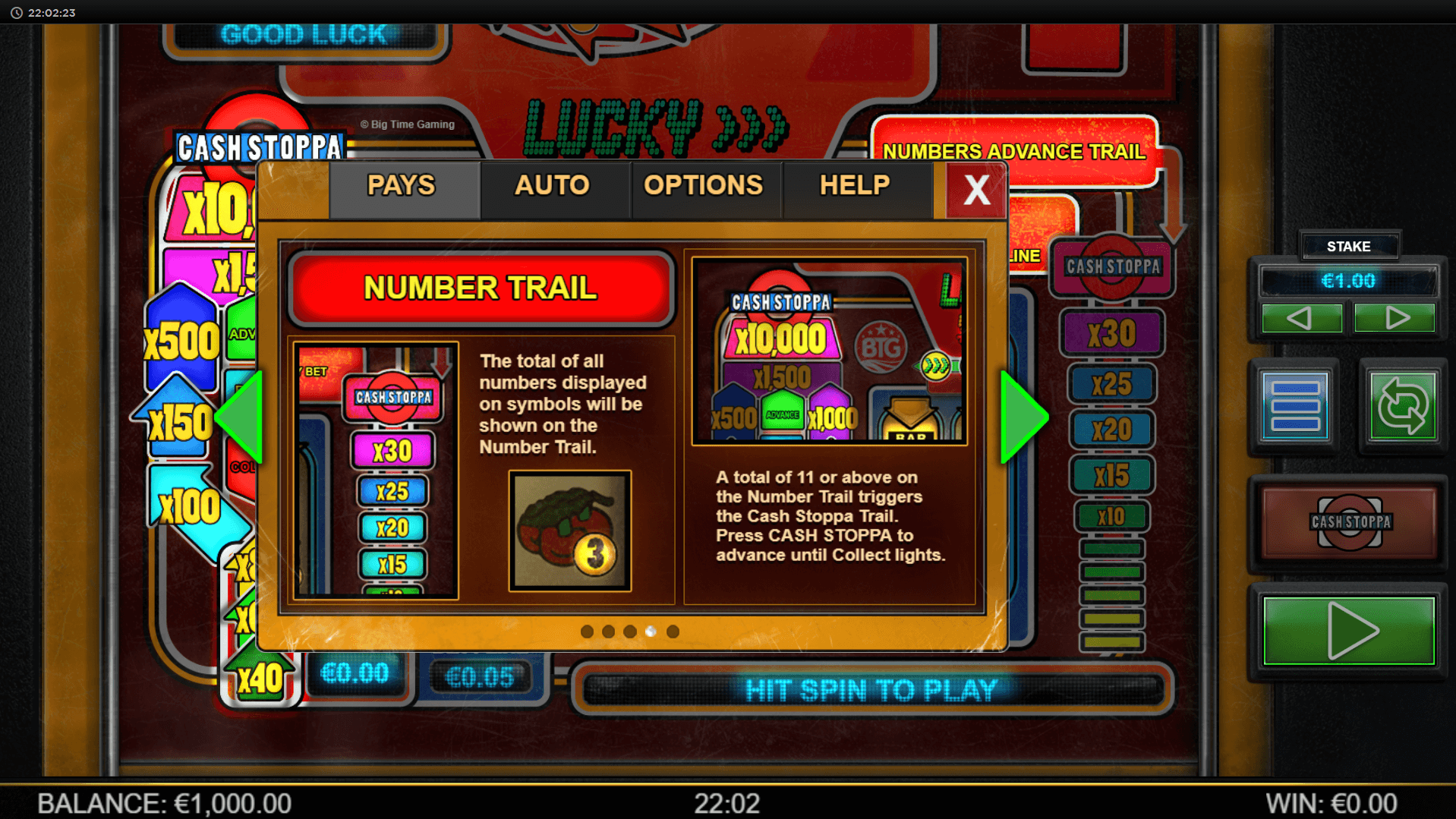 lucky streak mk2 slot machine detail image 2