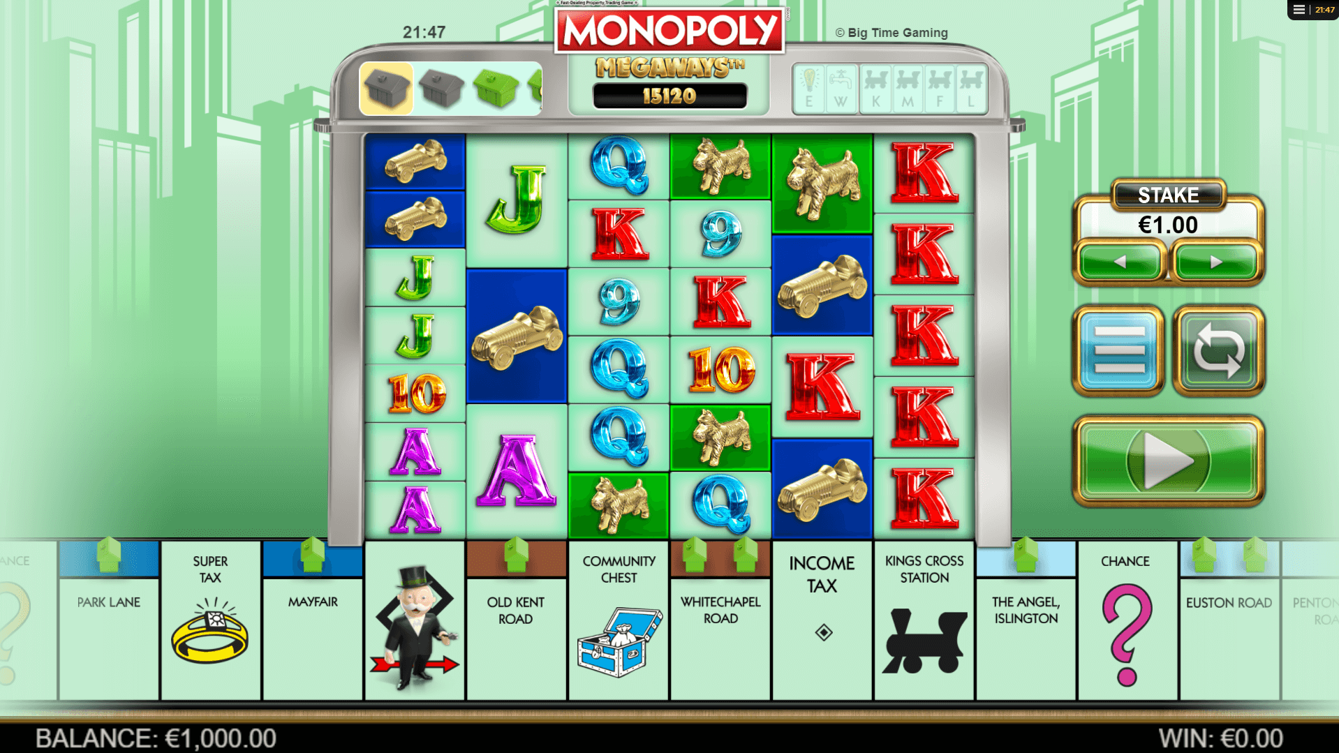 Monopoly Megaways slot play free