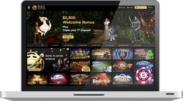 black lotus casino games