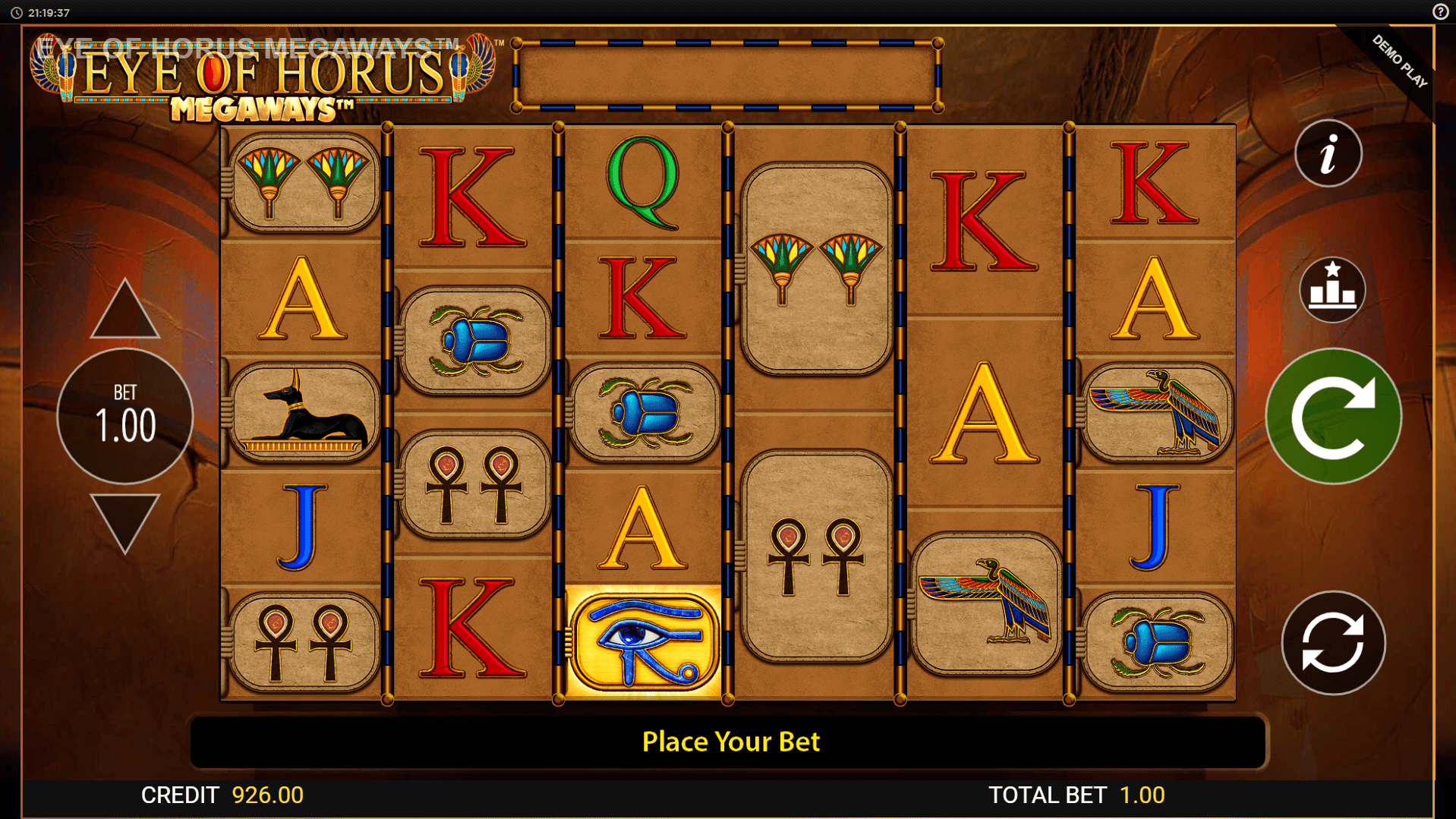 Eye of Horus Megaways slot play free