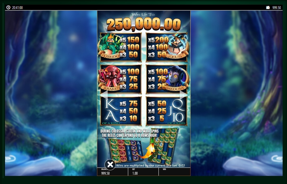 pegasus rising slot machine detail image 2