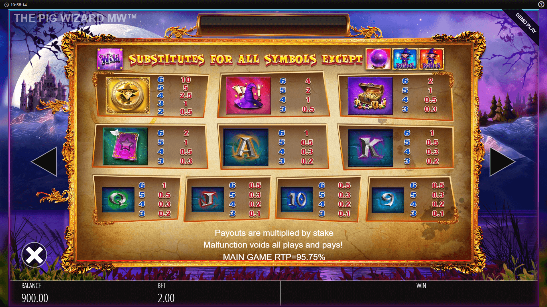 pig wizard megaways slot machine detail image 3