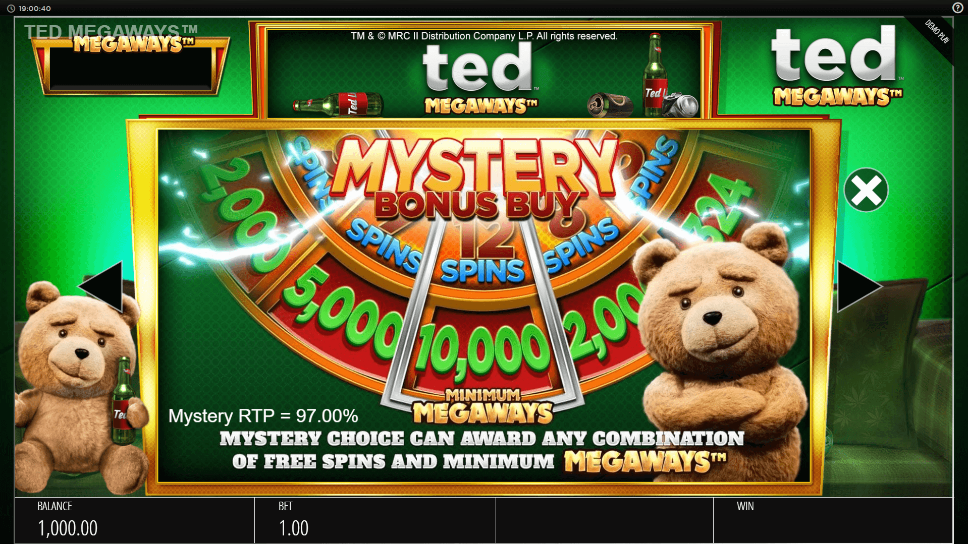 ted megaways slot machine detail image 4