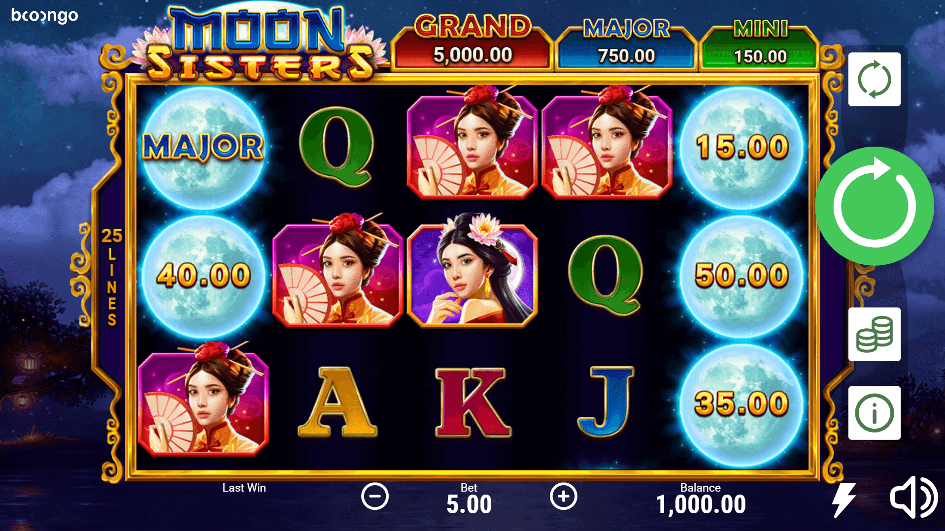 Moon Sisters slot play free