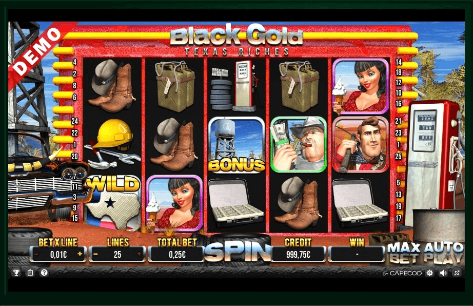 Black Gold Texas Riches slot play free