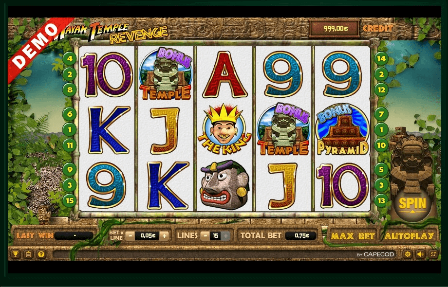 Mayan Temple Revenge slot play free