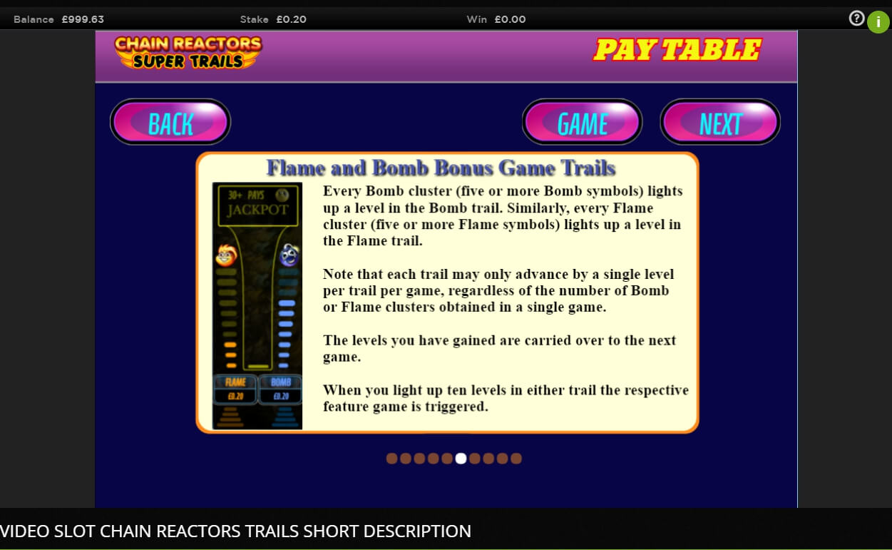 chain reactors super trails slot machine detail image 3