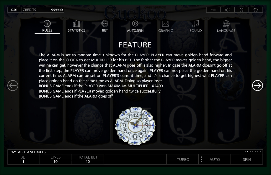 cuckoo slot machine detail image 5