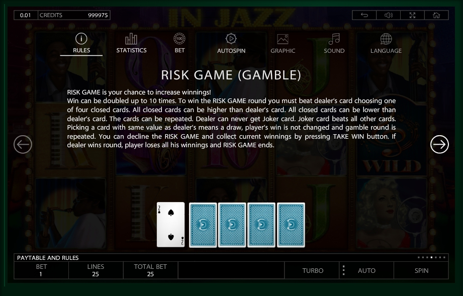 in jazz slot machine detail image 3