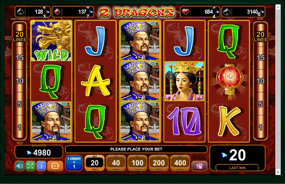 2 Dragons slot play free