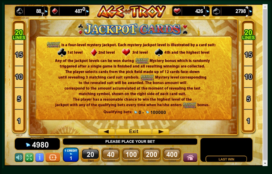 age of troy slot machine detail image 1