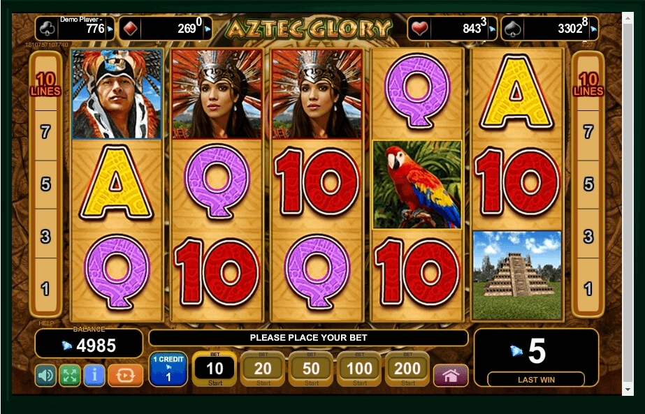 Aztec Glory slot play free