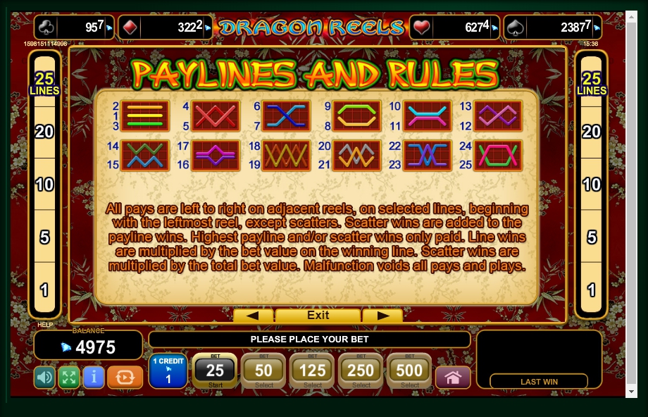 dragon reels slot machine detail image 0