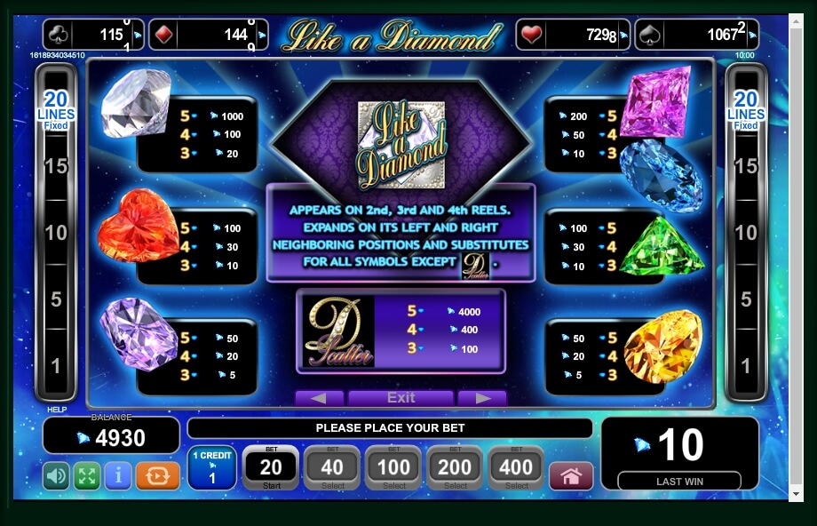 more like a diamond slot machine detail image 9