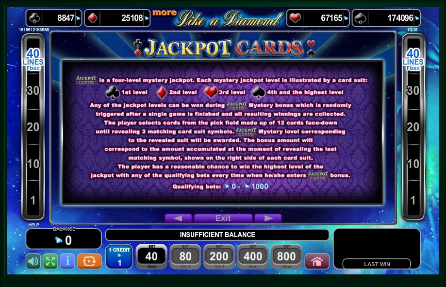 more like a diamond slot machine detail image 1