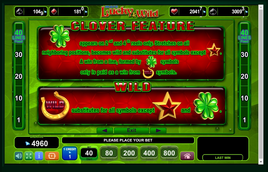 more lucky & wild slot machine detail image 3