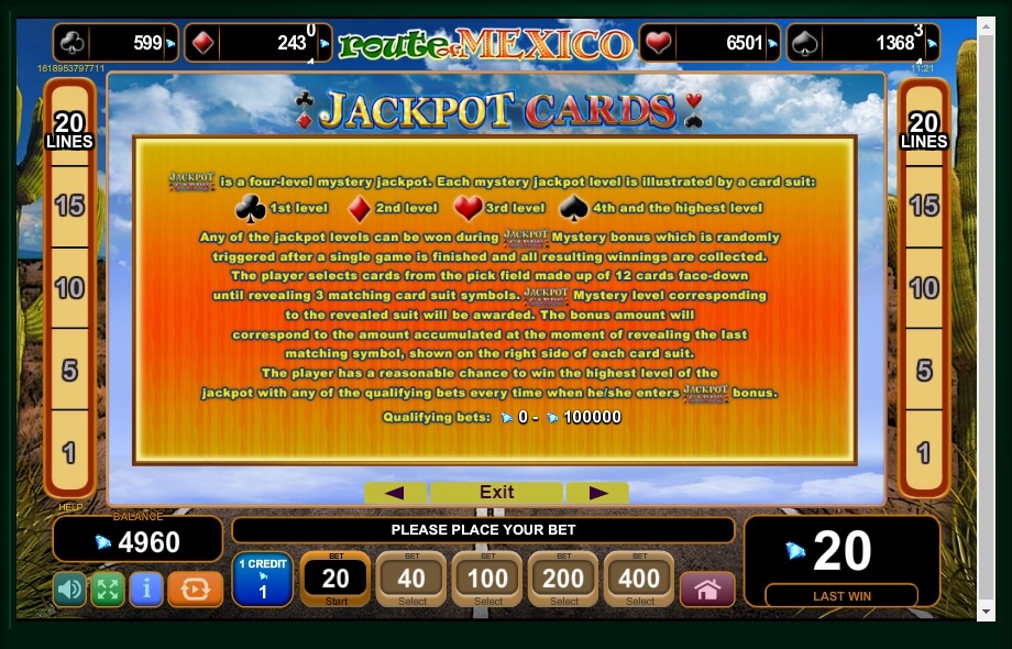 route of mexico slot machine detail image 1